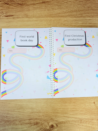 ✨ Capture Special School Moments – A4 Keepsake Journal ✨ with special double pocket hug