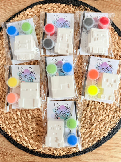 Mine paint your own plaster of paris craft - Activity set - Room decoration - Childrens Gifts - Gifts - Paintable - Painting - art