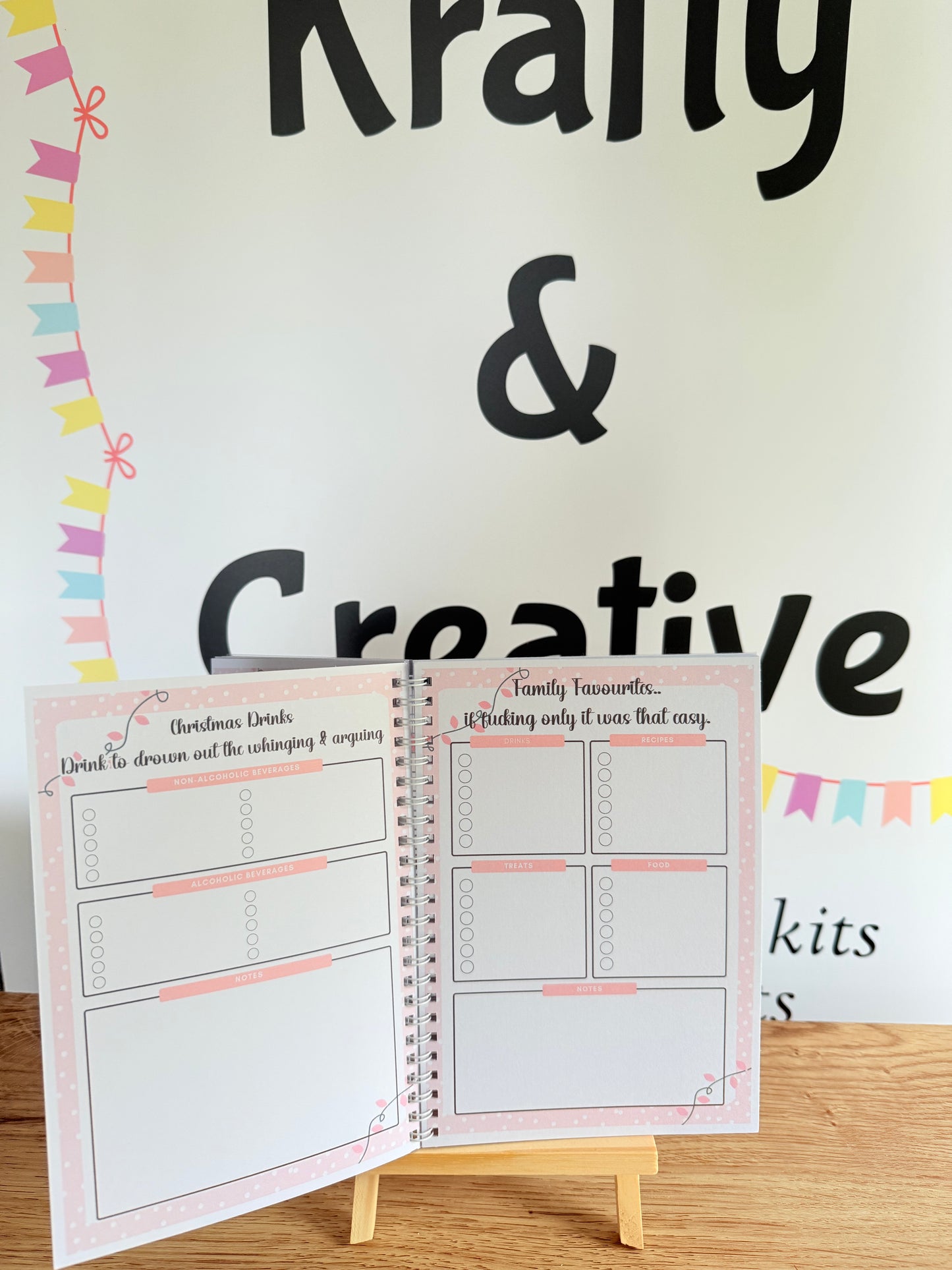 Sweary Christmas planner