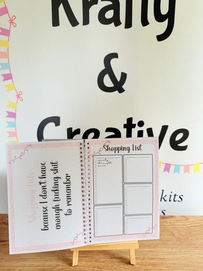 Sweary Christmas planner