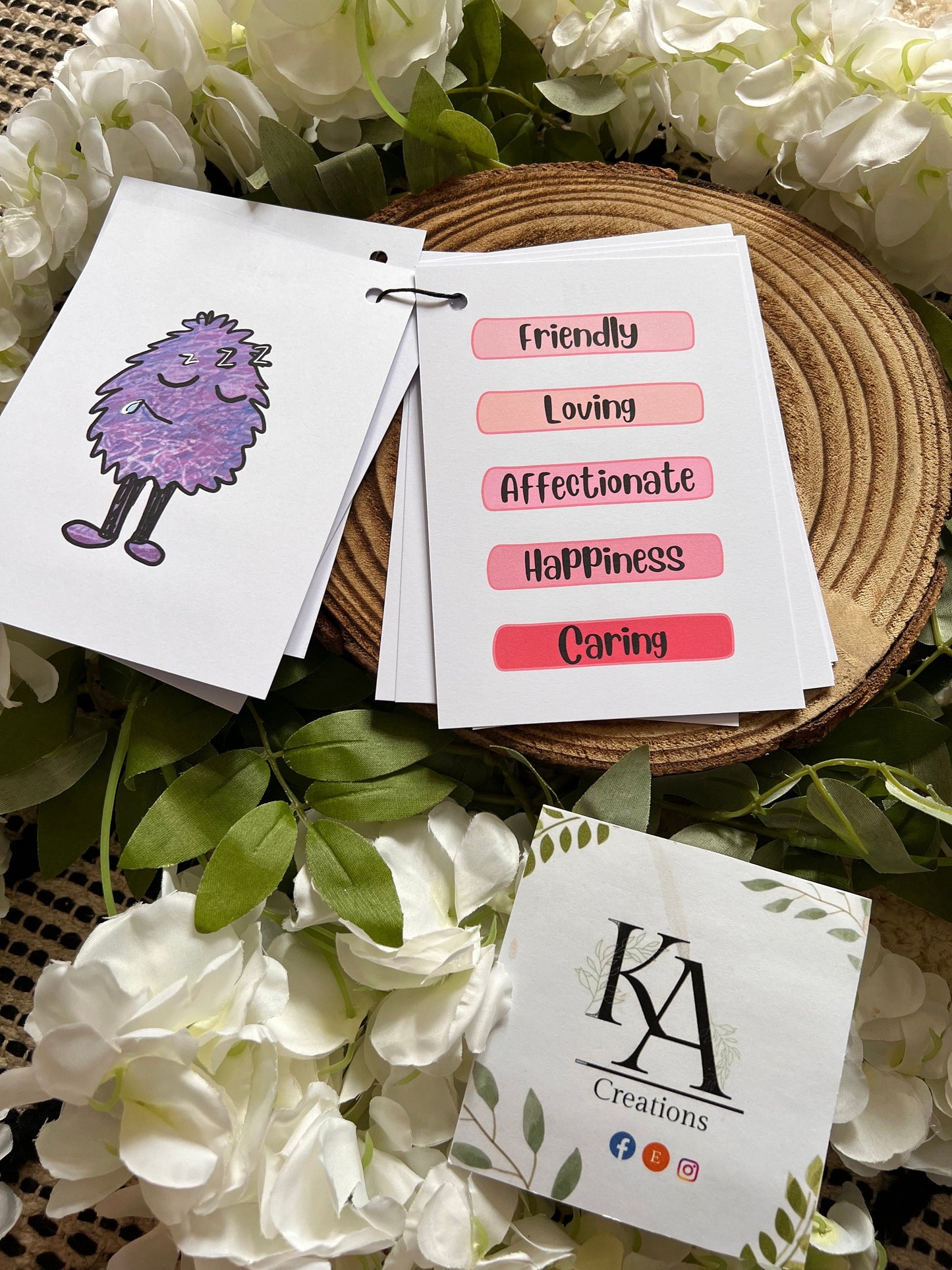 Understand your feelings Monster flash cards for children  - children’s gift - starting school gift - Autism help - Emotional aid - Emotions - SEMH - SEN - Regulation