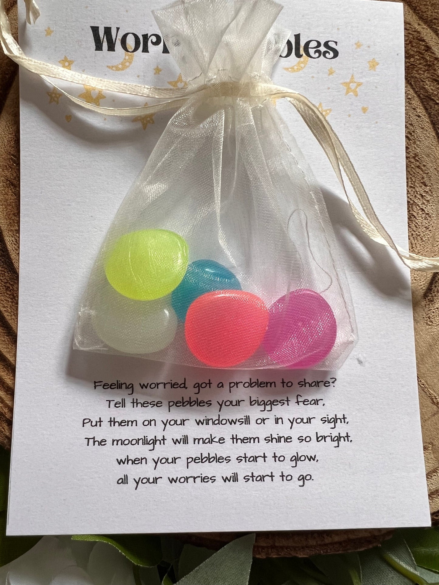 Worry pebbles for children - first day at school - anxiety book - Understanding Feelings - children’s gift - starting school gift - Autism