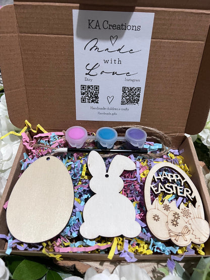 Paint your own Easter bunny - Activity set - Room decoration - Childrens Gifts - Gifts - Paintable - Painting - Easter bunny - egg hunt