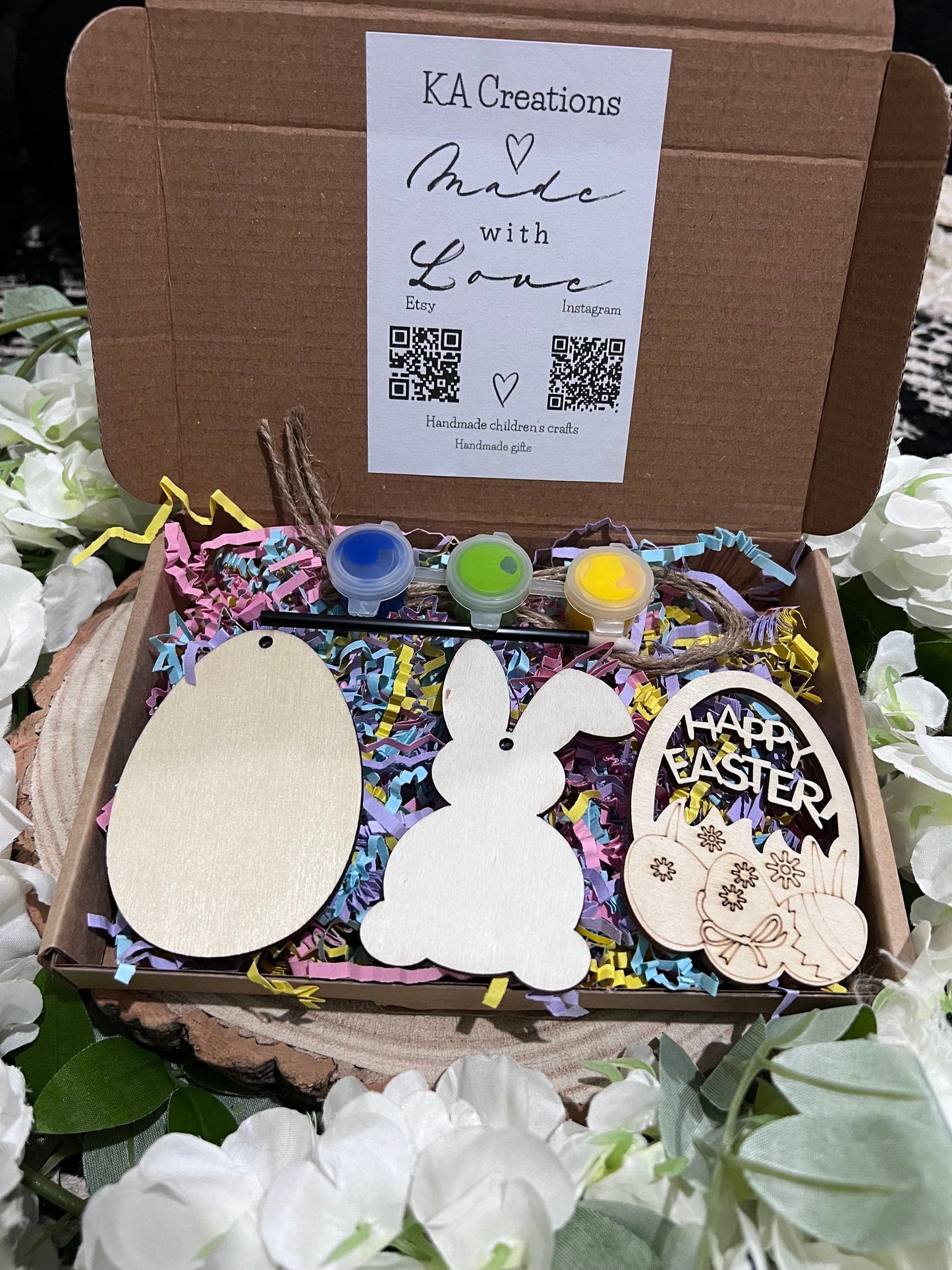 Paint your own Easter bunny - Activity set - Room decoration - Childrens Gifts - Gifts - Paintable - Painting - Easter bunny - egg hunt