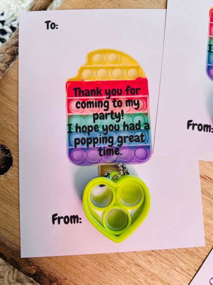 Handmade Party Favour Thank you Poppet gifts - Party bag - Party gift - Gift - Children’s activity- Children’s Personalised Gift