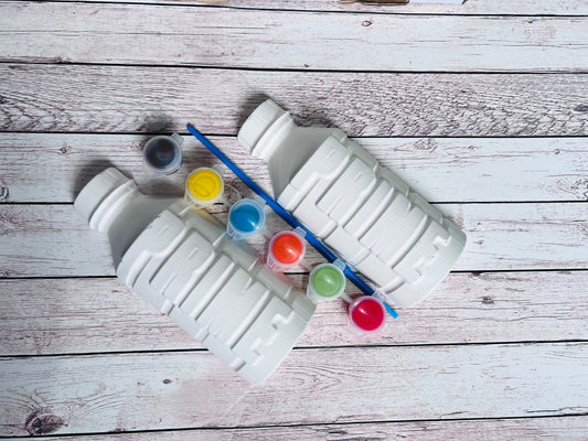 Prime bottle moulds  - Activity set - Room decoration - Childrens Gifts - Gifts - Paintable - Painting - Prime Painting - Prime Gift - Prime