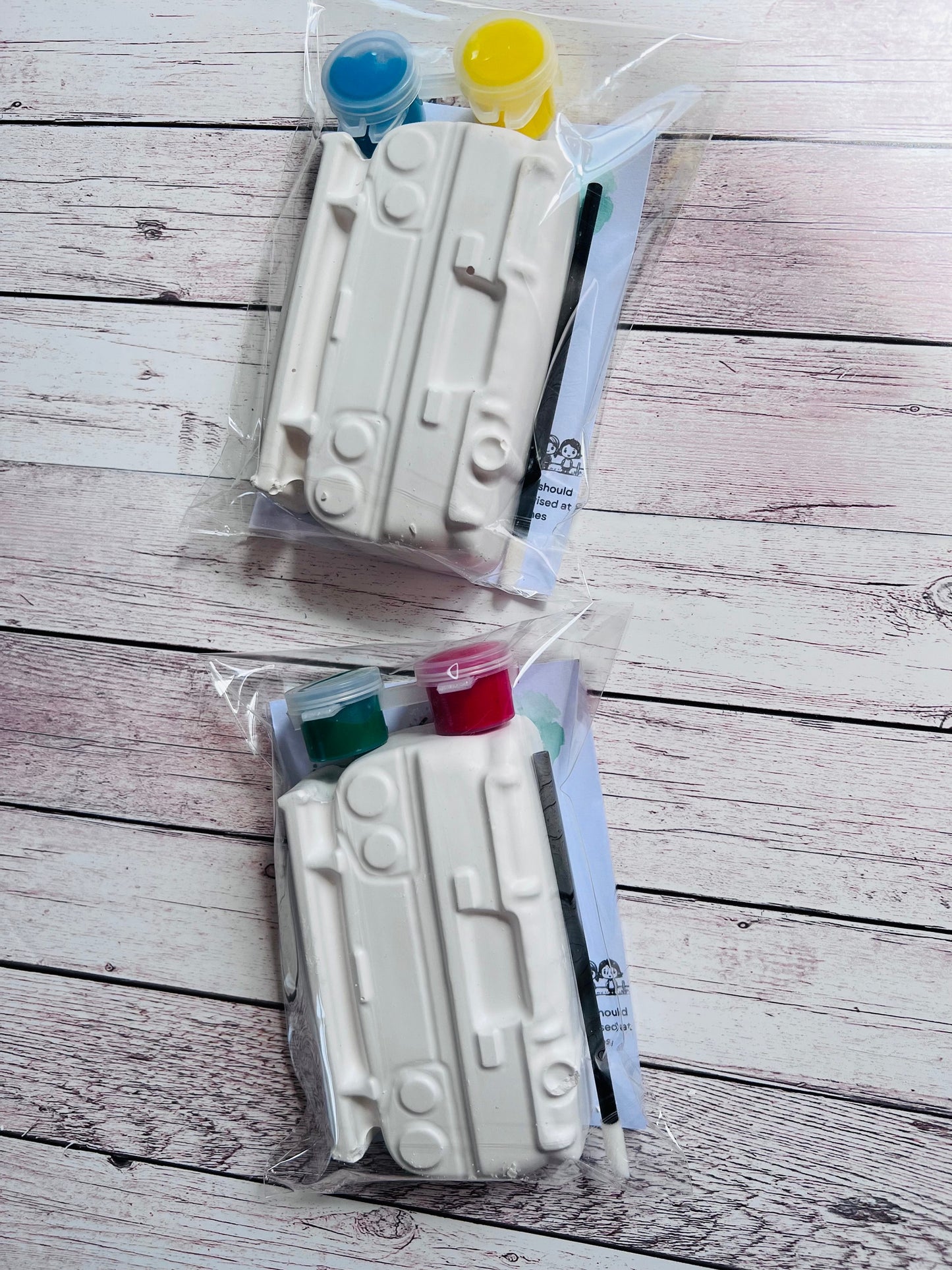 Paint your own plaster of Paris R32 car - Activity set - Childrens Gifts - Gift - Painting - Party favour - decor - birthday present - Cars