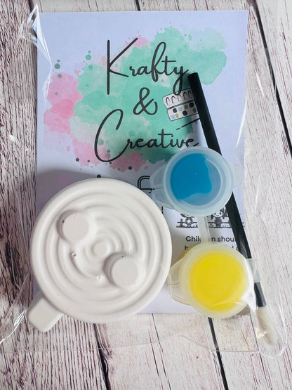 Paint your own plaster of Paris Summer vibes themed craft - Activity set - Childrens Gifts - Gift - Painting - Party favour - decor