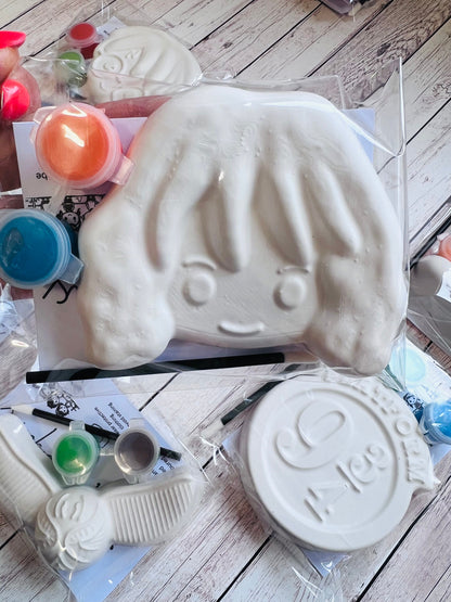 Paint your own Harry Potter  inspired plaster of Paris Figure - Activity set - Room decoration - Childrens Gifts - Gifts - Painting