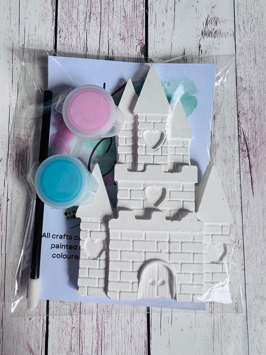 Paint your own Princess Castle  - Activity set - Room decoration - Childrens Gift - Gift - Paintable - Painting - Party favour -