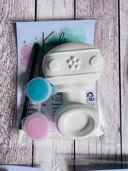 Paint your own plaster of Paris Gender reveal - Baby shower Idea - Baby shower game - Gender game - Activity set - Gift - Painting  - Decor