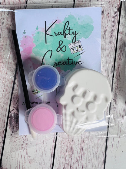 Paint your own plaster of Paris Summer vibes themed craft - Activity set - Childrens Gifts - Gift - Painting - Party favour - decor
