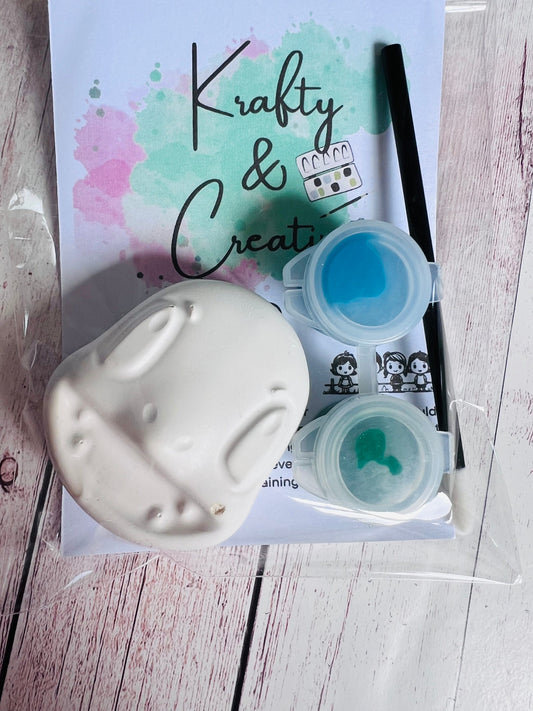 Paint your own plaster of Paris Pokee inspired - Activity set - Childrens Gifts - Gift - Painting - Party favour - character gift