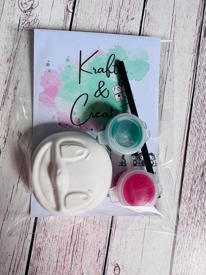 Paint your own plaster of Paris Pokee inspired - Activity set - Childrens Gifts - Gift - Painting - Party favour - character gift