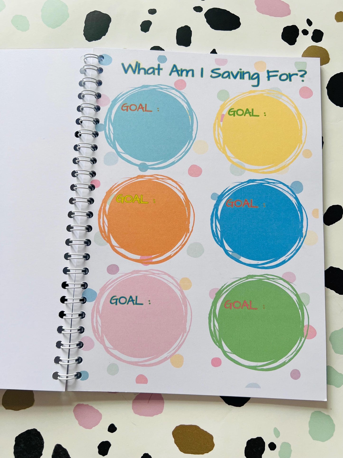 Childrens pocket money savings Book - Crafts On The Go - Pocket Money Crafts - Children’s Learning - Children’s Budgeting - Children money