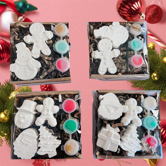4 for 10 Paint your own Christmas decorations - Christmas Eve box - Christmas gifts - Christmas activities- Christmas craft ideas - paint
