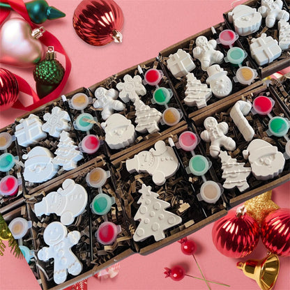 4 for 10 Paint your own Christmas decorations - Christmas Eve box - Christmas gifts - Christmas activities- Christmas craft ideas - paint