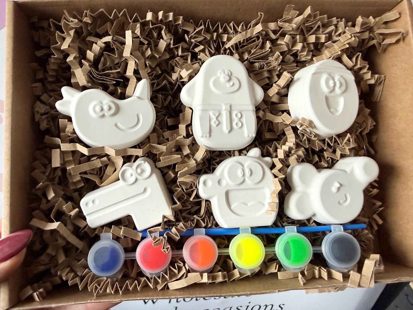 Adventure Dog Inspired Paint Your Own Craft Kit | Kids Painting Activity Box | Handmade Creative Gift
