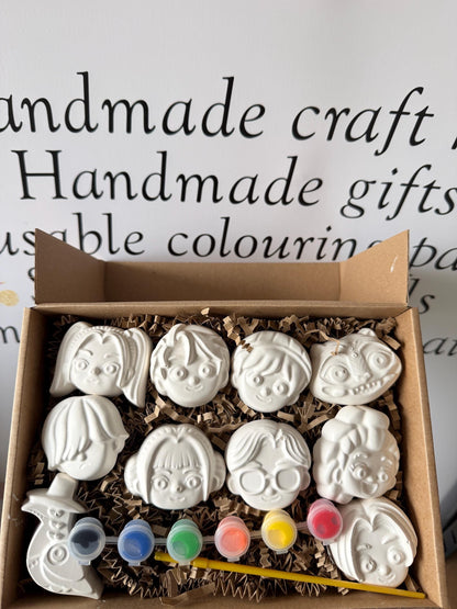 K-Pop Inspired Paint Your Own Craft Kit | Music Character Painting Activity Box | Handmade Creative Gift