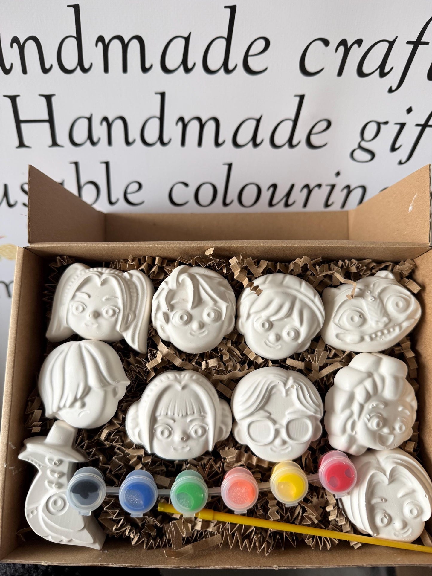 K-Pop Inspired Paint Your Own Craft Kit | Music Character Painting Activity Box | Handmade Creative Gift