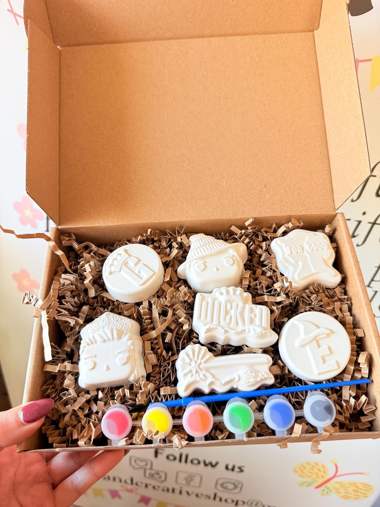 Magical Inspired Paint Your Own Craft Kit | Kids Painting Activity Box | Handmade Creative Gift