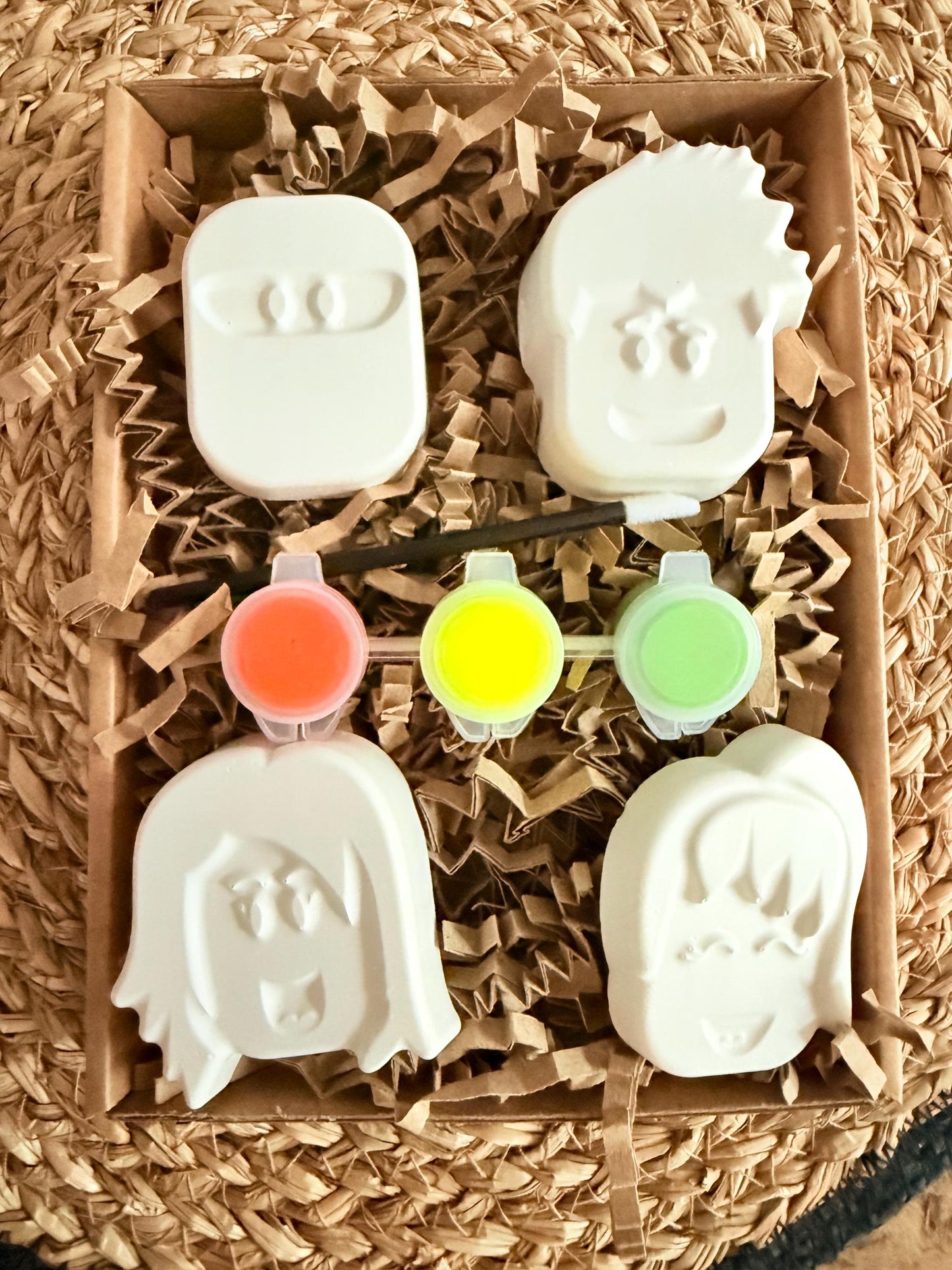 Gaming Character Paint Your Own Craft Kit | Block Style Painting Activity Box | Handmade Creative Gift