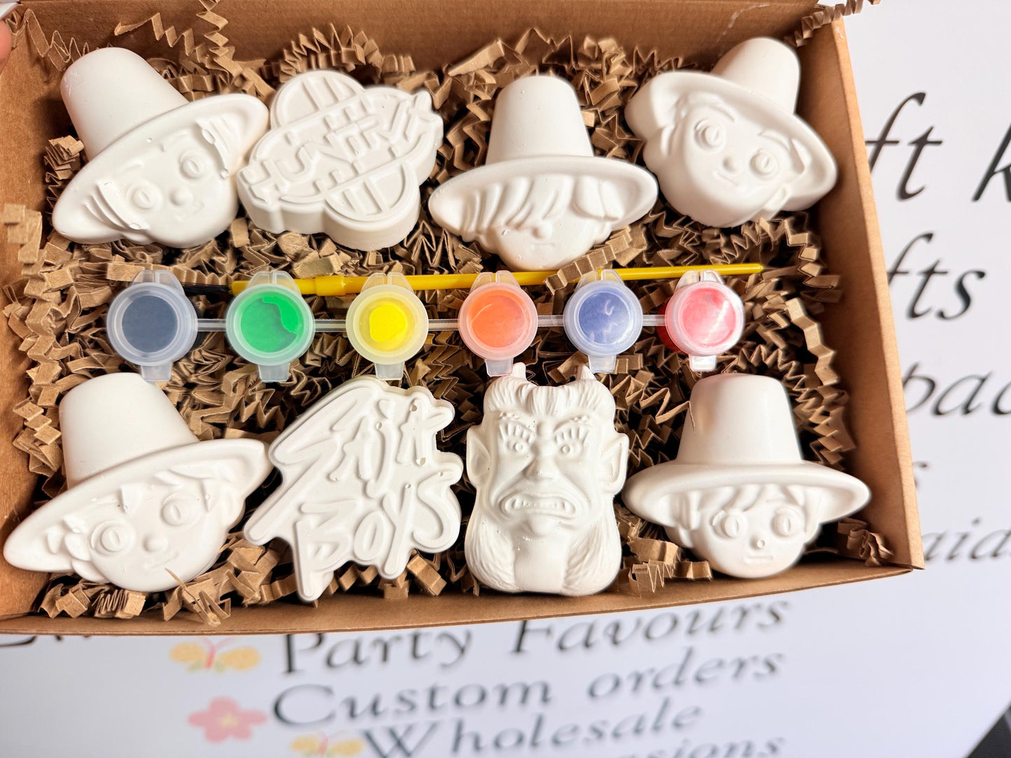 K-Pop Inspired Paint Your Own Craft Kit | Music Character Painting Activity Box | Handmade Creative Gift