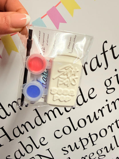 K-Pop Inspired Paint Your Own Party Favour | Korean Pop Craft Kit | Mini Plaster Painting Gift for Tweens & Teens